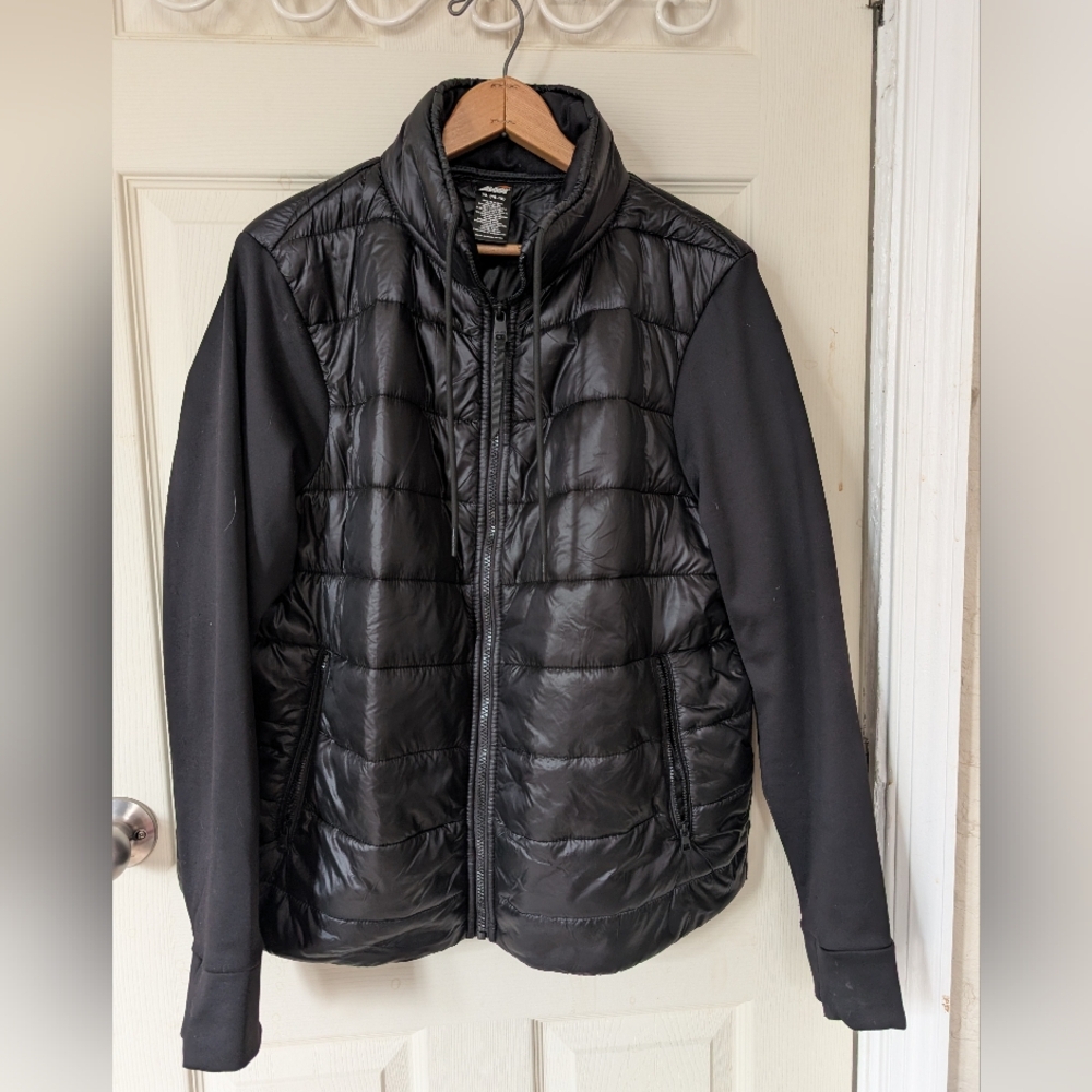 Avia Women's Black Lightweigh Puffer Jacket XL